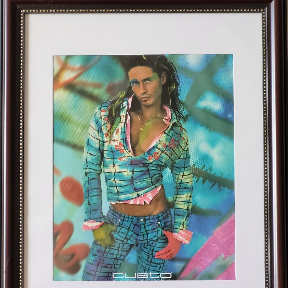 2003 GUSTO FASHION AD, FRAMED!!!
